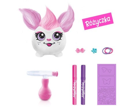 Maskotka Projekt Plusz Fryzurki - Zestaw z ręcznym aerografem Różyczka Epee