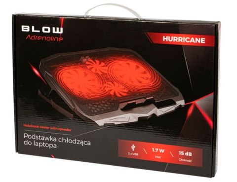 Podstawka chłodząca laptop 4 FAN HURRICANE BLOW