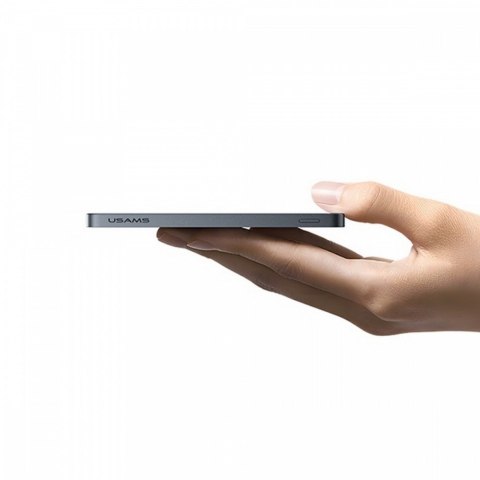 PowerBank 5000mAh 20W Indukcyjny Magsafe PD Fast Charge tytanowy USAMS