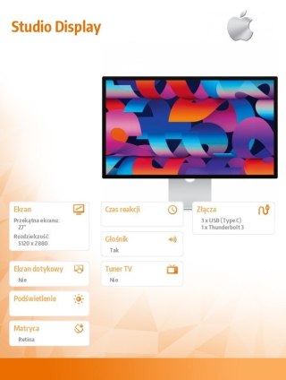 Studio Display - Nano-Texture Glass - Podstawka z regulacją pochylenia Apple