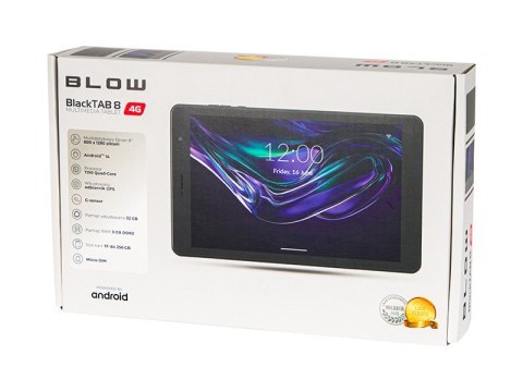 Tablet BlackTAB8 3/32GB 4G LTE 8 cali Czarny BLOW