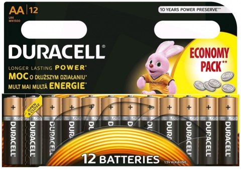 Baterie Basic AA/LR6 12szt blister Duracell