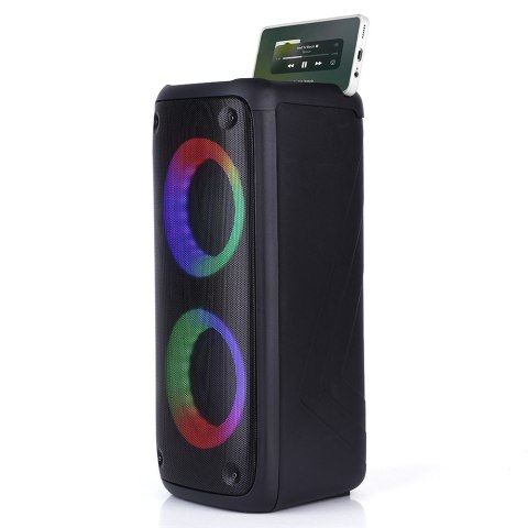 Głośnik FUNBOX BT MT3181 Bluetooth 5.0/TWS/MP3/MicroSD/USB/AUX/Equalizer/Jack 6.3/RGB/USB-C/ RMS 40W/PMPO 1000W Media-Tech