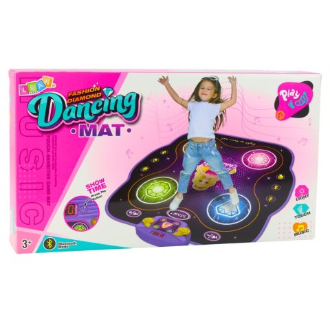 Interaktywna Mata Taneczna Muzyczna Dla Dzieci z Bluetooth 9 Poziomów Gry LEAN Toys
