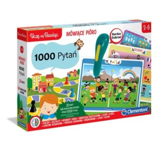 Mówiące Pióro 1000 Pytań Uczę się Bawiąc Język Polski Clementoni 50653 Clementoni