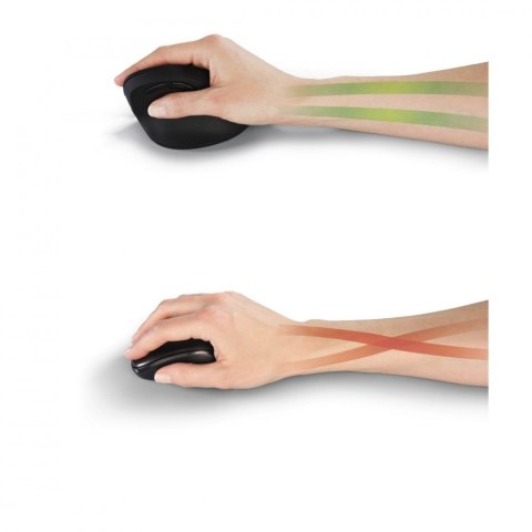 Mysz bezprzewodowa ergonomiczna EMW-500 Czarna Hama