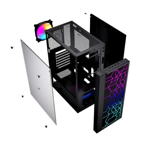 Obudowa Midi Tower Fornax 2500 RGB Gembird