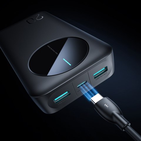 Powerbank JR-PBF14 20000mAh 2.4A 2x USB-A 1x USB-C - czarny JOYROOM