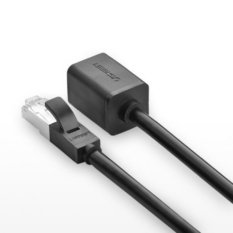 Przedłużacz do kabla skrętki FTP Ethernet RJ45 Cat 6 1000 Mbps 2m czarny UGREEN