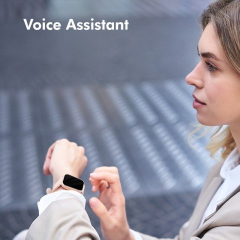 Smartwatch LCD, BT5.2 IP68, różowy LogiLink