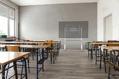 Stojak FL50-525WH1 Wózek 55 - 86 cali biały Neomounts