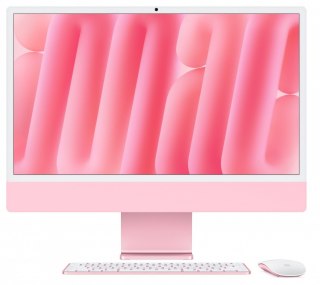 IMac 24 cale: M4 10/10, 16GB, 512GB SSD - Różowy Apple