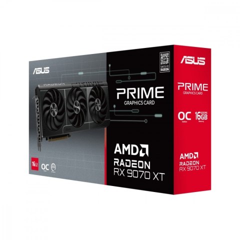 Karta graficzna RX 9070 XT PRIME OC 16 GB GDDR6 256bit DP/HDMI Asus