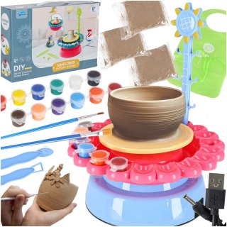 Koło garncarskie maszyna do ceramiki z gliną i farbami 600g Kik Sp. z o. o. Sp. k.