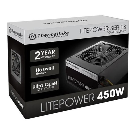 Litepower II Black 450W (Active PFC, 2xPEG, 120mm) Thermaltake