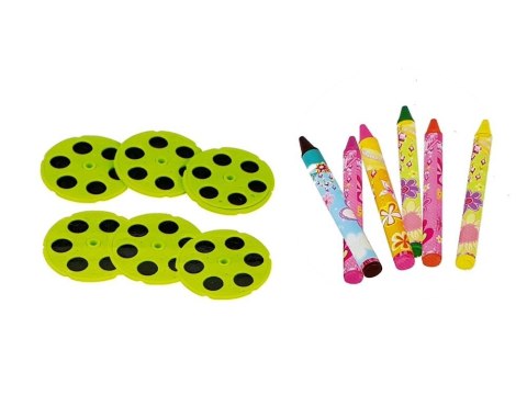 Stolik Edukacyjny Szufladki z Projektorem 36 Obrazków Kredki Szablony Niebiesko Czerwony LEAN Toys