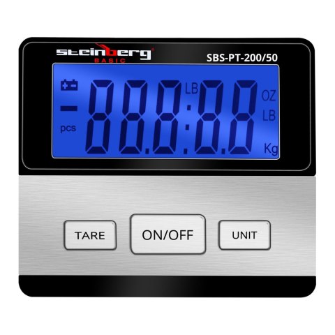 Waga platformowa pocztowa do paczek SBS-PT-200/50 do 200kg / 50g Steinberg Systems