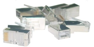 Wtyk RJ45 ekranowany kat.6 uniwersalny drut/linka 8P8C 100szt Digitus