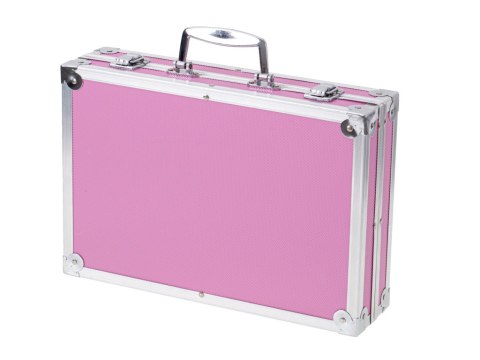 Zestaw plastyczny do malowania w walizce 145el różowy Kik Sp. z o. o. Sp. k.