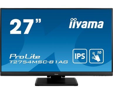 Monitor 27 cali T2754MSC-B1AG pojemnościowy 10PKT IPS powłoka AG IIYAMA