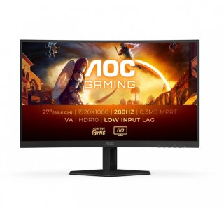 Monitor C27G4ZXE 27 cali Zakrzywiony Fast VA 280Hz HDMIx2 DP AOC