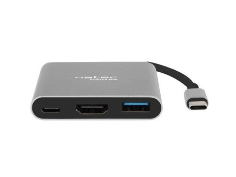 Multi Port Fowler mini USB-C PD, USB 3.0, HDMI 4K Natec