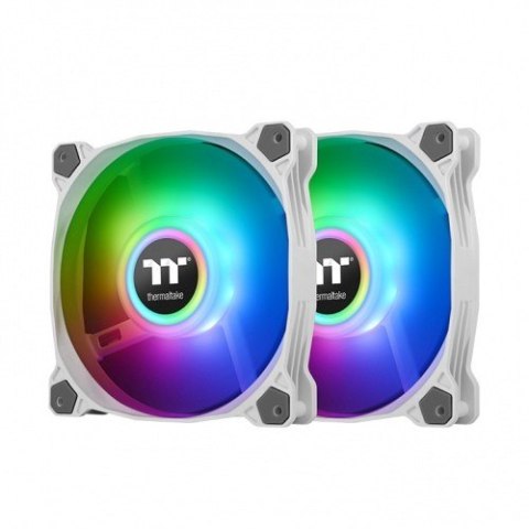Wentylator - Pure Duo 12 ARGB Sync Radiator Fan 2 Pak biały Thermaltake