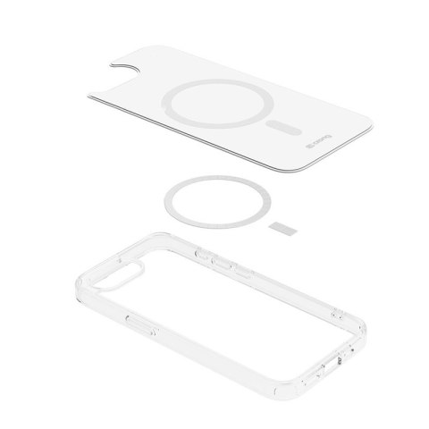 Clear MAG Cover - Etui iPhone 16e MagSafe Przezroczystye CRONG