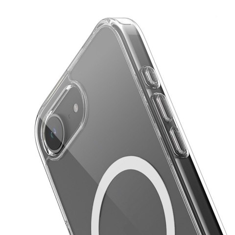 Clear MAG Cover - Etui iPhone 16e MagSafe Przezroczystye CRONG