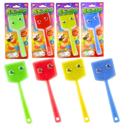 Gumowa Łapka Dla Dzieci Zabawkowa Sztuczne Muchy Mix LEAN TOYS