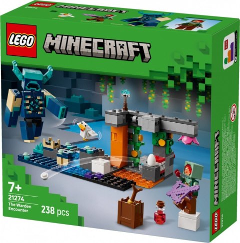 Klocki Minecraft 21274 Spotkanie ze strażnikiem LEGO