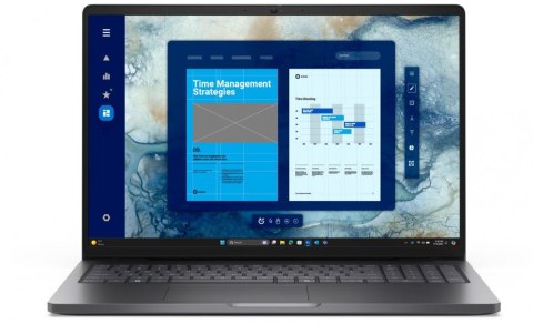 Laptop Dell Pro 16 PC16250 W11P C7 150U/16GB/512GB CL25/FgrPr/FHD IR Cam&Mic/WLAN+BT/16.0 FHD+/BcklKb/3C/3YPS Magnetite color, t Dell