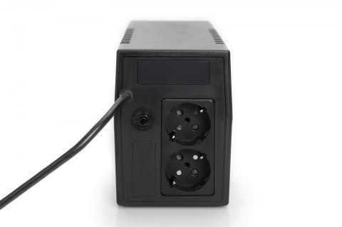 UPS Line-Ineractive LED BASIC, 600VA/360W, 1x12V/7Ah, AVR, 2x Schuko CEE 7/3 Digitus