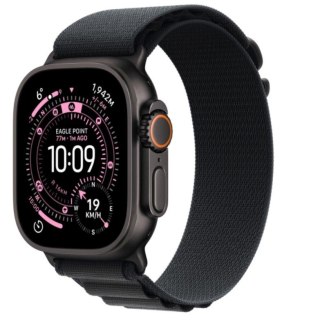 Watch Ultra 3 GPS + Cellular, koperta 49 mm z tytanu w kolorze czarnym, opaska Alpine w kolorze czarnym - rozmiar M Apple