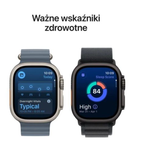 Watch Ultra 3 GPS + Cellular, koperta 49 mm z tytanu w kolorze czarnym, opaska Alpine w kolorze czarnym - rozmiar M Apple