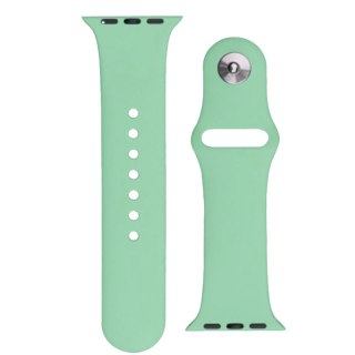 Silikonowy pasek do zegarka Apple Watch Ultra 2-9/SE 42/44/45/49mm Silicone Strap APS jasnozielony HURTEL