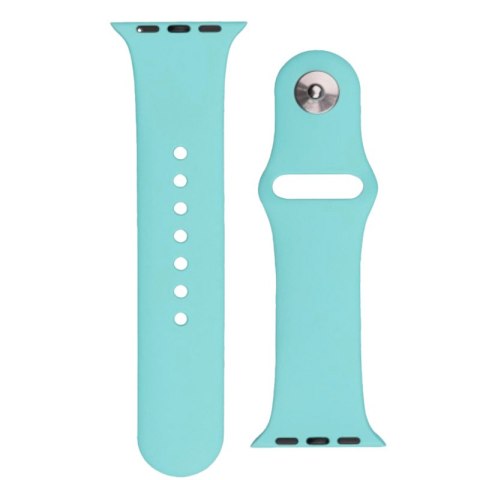 Silikonowy pasek do zegarka Apple Watch Ultra 2-9/SE 42/44/45mm Silicone Strap APS jasnoniebieski HURTEL