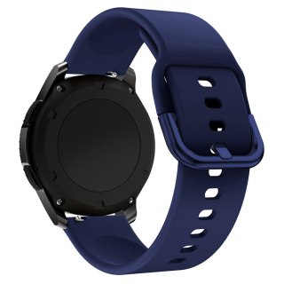 Uniwersalny silikonowy pasek do smartwatcha Silicone Strap TYS szer. 20mm ciemnoniebieski HURTEL