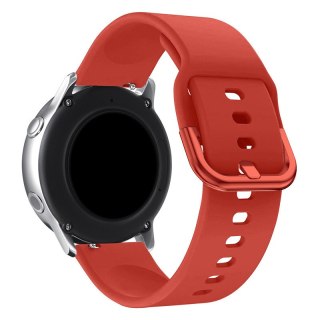 Uniwersalny silikonowy pasek do smartwatcha Silicone Strap TYS szer. 20mm czerwony HURTEL