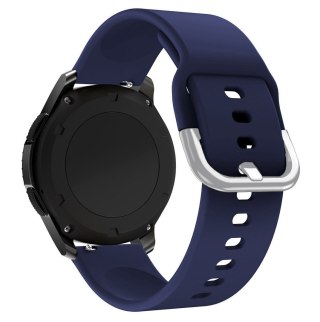 Uniwersalny silikonowy pasek do smartwatcha Silicone Strap TYS szer. 22mm ciemnoniebieski HURTEL