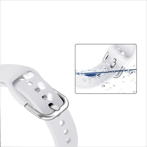 Uniwersalny silikonowy pasek do smartwatcha Silicone Strap TYS szer. 22mm turkusowy HURTEL