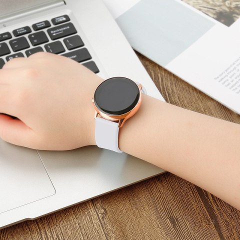 Uniwersalny silikonowy pasek do smartwatcha Silicone Strap TYS szer. 22mm turkusowy HURTEL