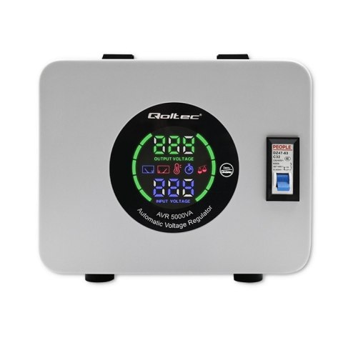 Automatyczny stabilizator napięcia AVR 5000VA Qoltec