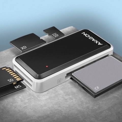 CRE-X1 Czytnik zewnętrzny mini, 5-slot ALL-IN-One AXAGON