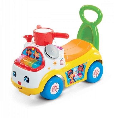 Jeździk Fisher Price Muzyczna Parada żółty Pulio
