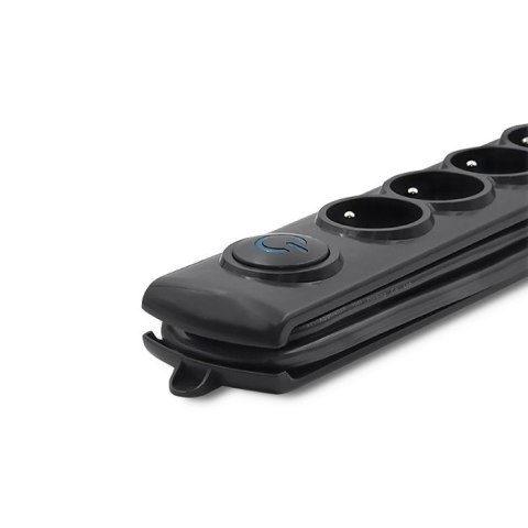 Listwa antyprzepięciowa | 6 gniazd | 5m Qoltec