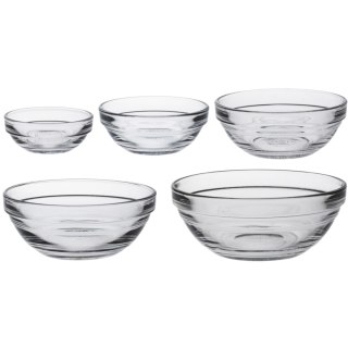 Miseczka salaterka transparentna GIGOGNE 310 ml - zestaw 6 szt. Duralex