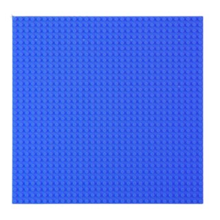 Płyta Plansza Konstrukcyjna Do Klocków Budowania Granatowa 40x40cm LEAN TOYS