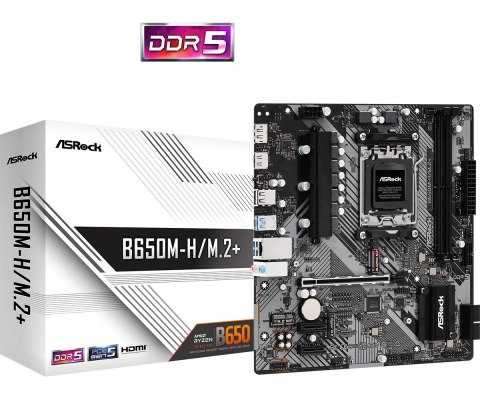 Płyta główna B650M-H/M.2 + AM5 2DDR5 HDMI/DP mATX ASRock