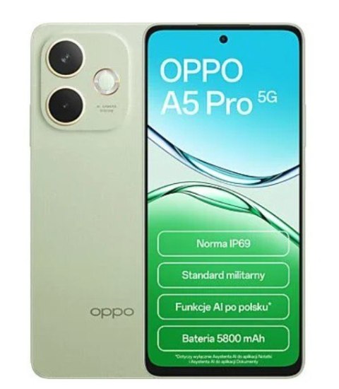 Smartfon A5 Pro 5G 8/256GB Zielony CPH2695 Oppo